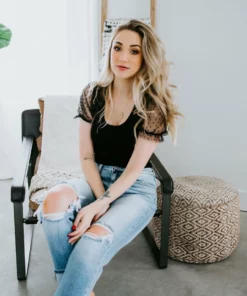 Wasabi + Mint Puff Luck Top Tops 14 Wasabi + Mint Puff Luck Top Tops