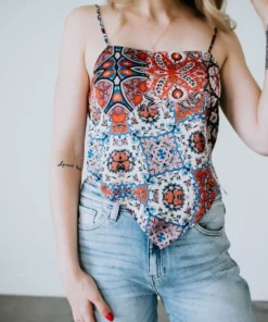 Mystree, Inc. Laurie's Friday Try On Pretty Flirty Scarf Top