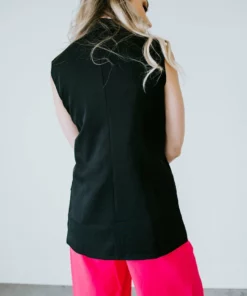 Honeypeach Making Moves Blazer Vest