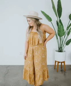 Lush Dresses Breezin' By Paisley Jumpsuit