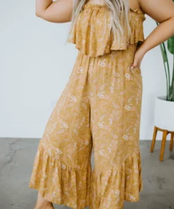 Lush Dresses Breezin' By Paisley Jumpsuit