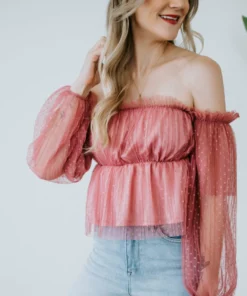 Peach Love California Ready Or Dot Peplum Top Tops 9 Peach Love California Ready Or Dot Peplum Top Tops