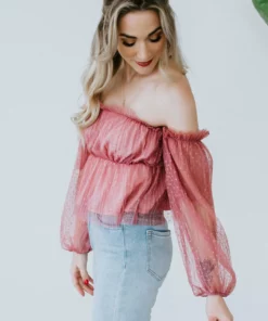 Peach Love California Ready Or Dot Peplum Top Tops 10 Peach Love California Ready Or Dot Peplum Top Tops