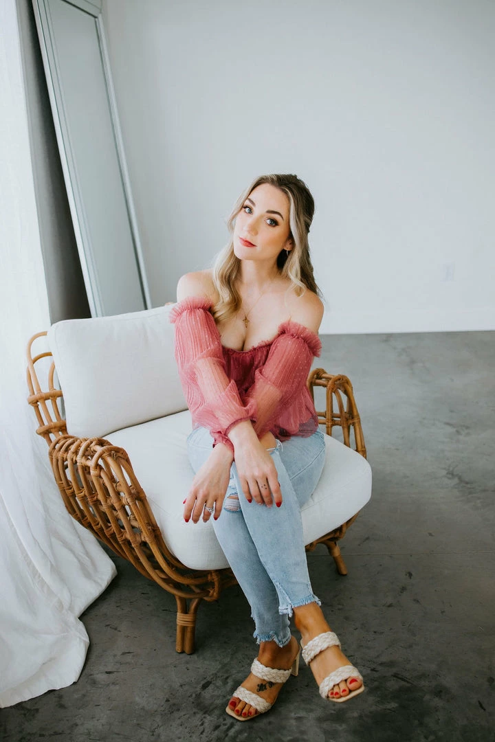 Peach Love California Ready Or Dot Peplum Top Tops 7 Peach Love California Ready Or Dot Peplum Top Tops