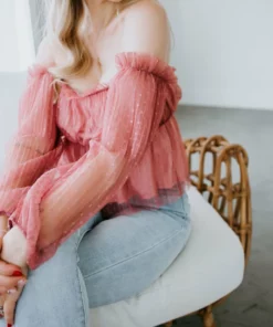 Peach Love California Ready Or Dot Peplum Top Tops 13 Peach Love California Ready Or Dot Peplum Top Tops