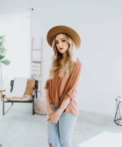 Lush Let 'Em Talk Surplice Top