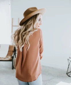 Lush Let 'Em Talk Surplice Top