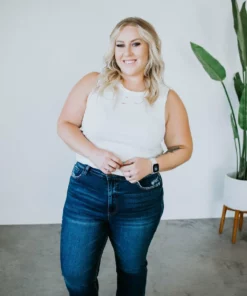 VERVET By Flying Monkey Curvy Raelynn High Rise Jean