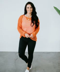 Apple B Catch Me Outside Mesh Pullover Tops