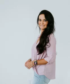 Lush Let 'Em Talk Surplice Top