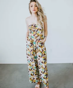 Apple B Paradise Found Strapless Jumpsuit