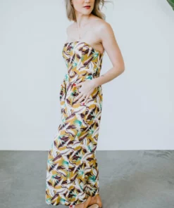 Apple B Paradise Found Strapless Jumpsuit