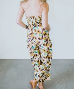 Apple B Paradise Found Strapless Jumpsuit