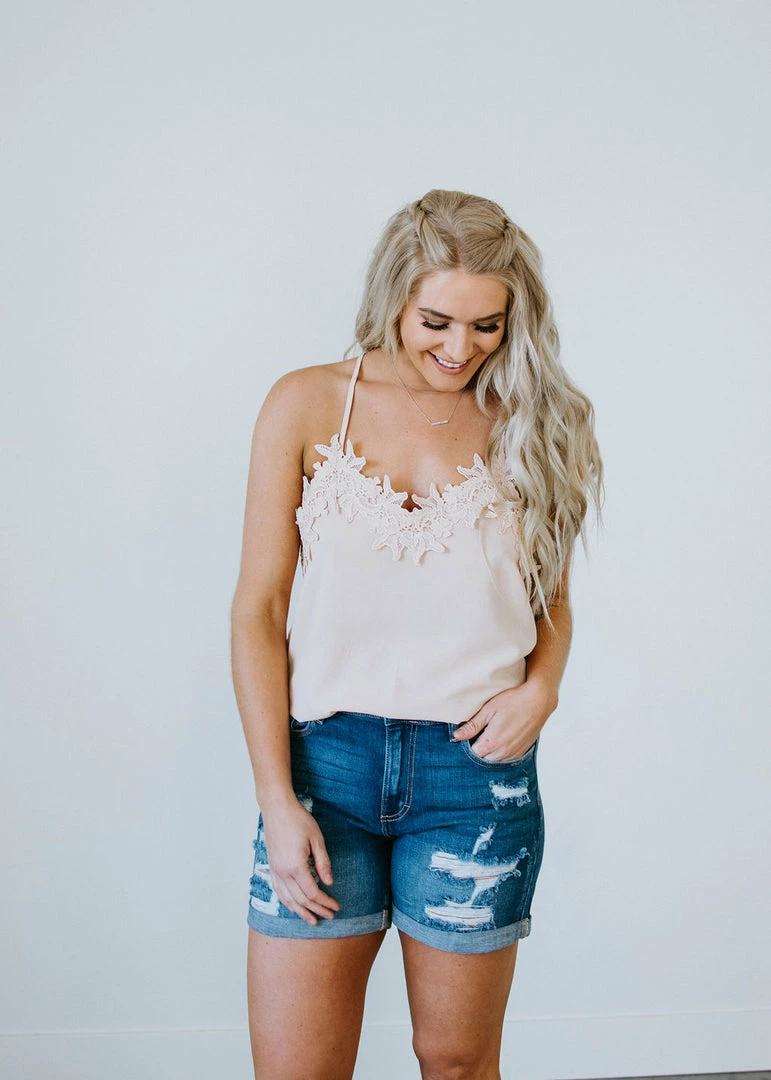 Bibi Delicate Balance Lace Cami Tank Tops 3 Bibi Delicate Balance Lace Cami Tank Tops