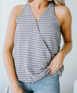 Doe & Rae Girl On The Go Surplice Tank