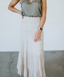 In Loom Chauncy Tiered Maxi Skirt