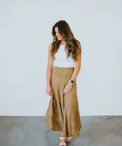 In Loom Chauncy Tiered Maxi Skirt