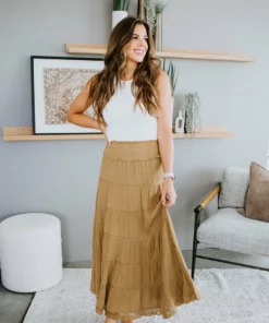 In Loom Chauncy Tiered Maxi Skirt