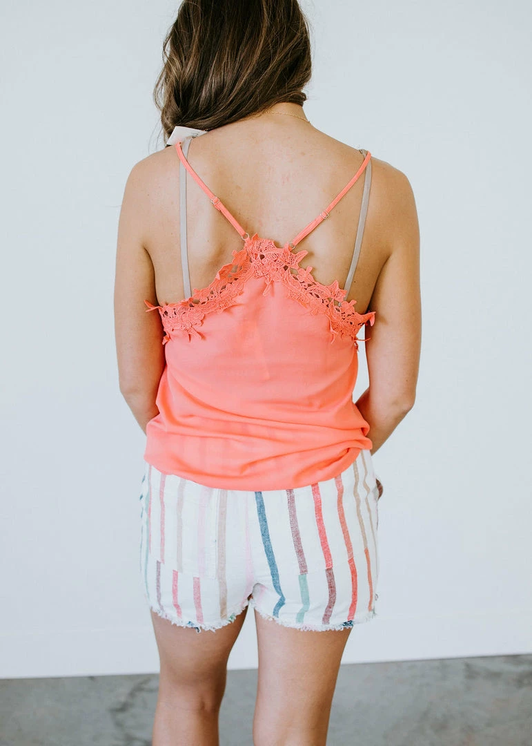 Bibi Delicate Balance Lace Cami Tank Tops 6 Bibi Delicate Balance Lace Cami Tank Tops