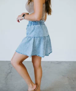 Doe & Rae Bottoms Briona Tencel Shorts