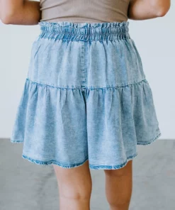 Doe & Rae Bottoms Briona Tencel Shorts