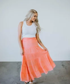 In Loom Chauncy Tiered Maxi Skirt