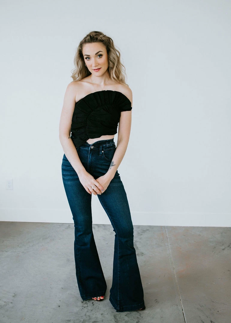 Bottoms Kacee KanCan Flare Jean 4 Bottoms Kacee KanCan Flare Jean