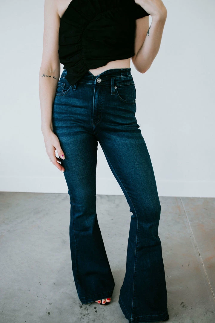 Bottoms Kacee KanCan Flare Jean 3 Bottoms Kacee KanCan Flare Jean