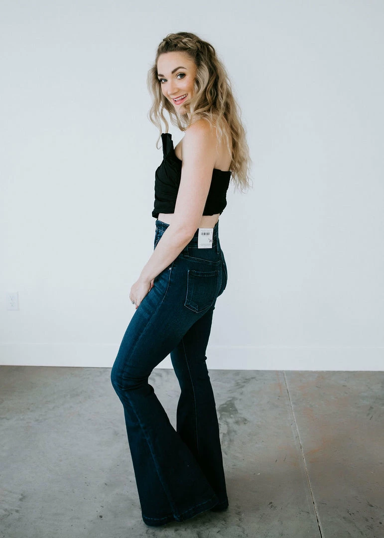 Bottoms Kacee KanCan Flare Jean 5 Bottoms Kacee KanCan Flare Jean