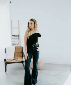 Bottoms Kacee KanCan Flare Jean 13 Bottoms Kacee KanCan Flare Jean