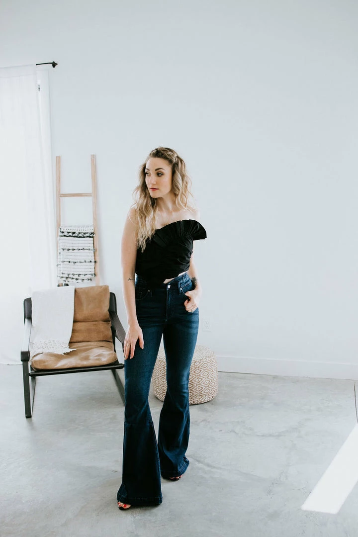 Bottoms Kacee KanCan Flare Jean 8 Bottoms Kacee KanCan Flare Jean