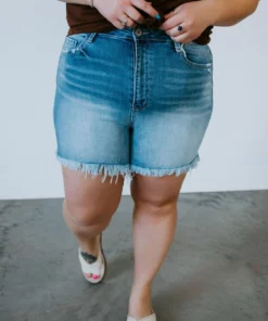 VERVET By Flying Monkey Brea Frayed Hem Shorts 13 VERVET By Flying Monkey Brea Frayed Hem Shorts