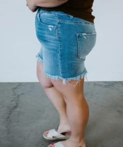 VERVET By Flying Monkey Brea Frayed Hem Shorts 14 VERVET By Flying Monkey Brea Frayed Hem Shorts