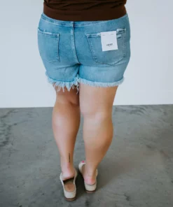 VERVET By Flying Monkey Brea Frayed Hem Shorts 15 VERVET By Flying Monkey Brea Frayed Hem Shorts