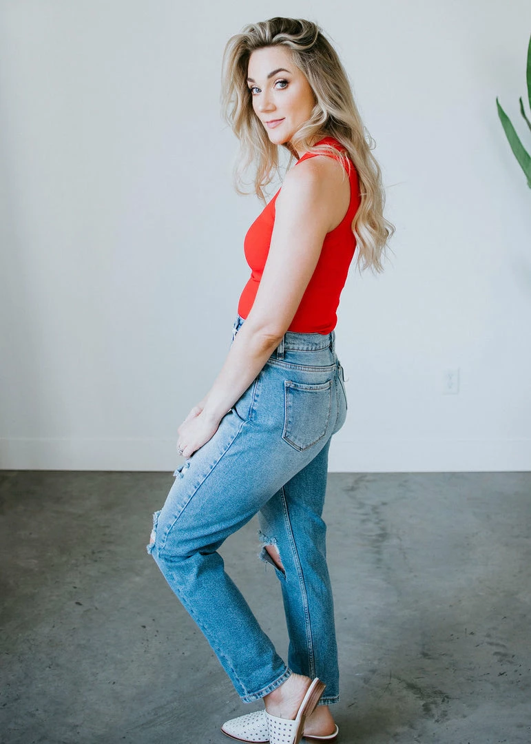 Le Lis Tops Janie Ribbed Bodysuit 8 Le Lis Tops Janie Ribbed Bodysuit