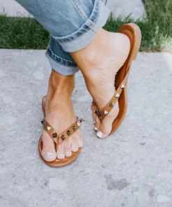 Maker's Shoes Shine Time Studded Sandal