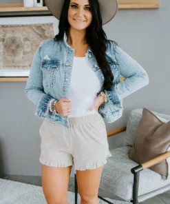 Hem & Thread Taytum Ruffle Shorts