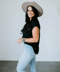 Be Cool Classic Look Button Down Top Tops