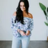 Offline Inc True Blue Off Shoulder Top Tops