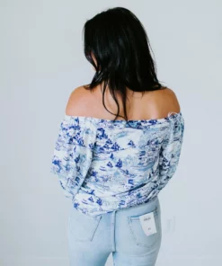 Offline Inc True Blue Off Shoulder Top Tops