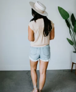 Be Cool Classic Look Button Down Top Tops