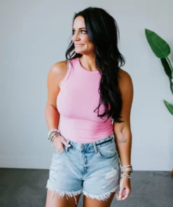 Le Lis Tops Janie Ribbed Bodysuit