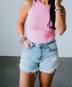 Le Lis Tops Janie Ribbed Bodysuit