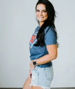 Country Deep USA Distressed Graphic Tee