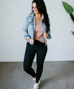 Eunina Phoebe Distressed Denim Jacket