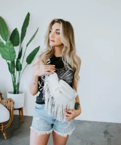 Isabella Chantel Finally Fringe Belt Bag