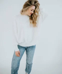 Lauriebelles Roslyn Mock Neck Sweater By Chelsea DeBoer