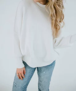 Lauriebelles Roslyn Mock Neck Sweater By Chelsea DeBoer