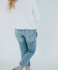 Lauriebelles Roslyn Mock Neck Sweater By Chelsea DeBoer