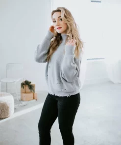 Lauriebelles Lily & Lottie Ettie Distressed Sweater By Chelsea DeBoer 90 Lauriebelles Lily & Lottie Ettie Distressed Sweater By Chelsea DeBoer